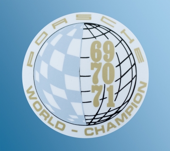 Nr.19 Aufkleber "World Champion 69/70/71" für Porsche 911