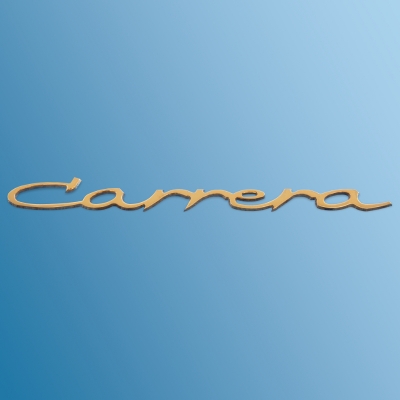 Schriftzug 'Carrera' klein vergoldet für Porsche 356 B – T5  64455932600