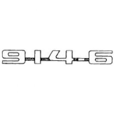 Schriftzug "914-6" für Porsche 914-6  91455911410