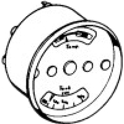 Kombi-Instrument für Fahrzeuge ohne Mittelkonsole für Porsche 914-2,0  91464110130