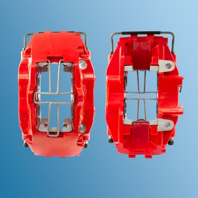 Bremssattelsatz, Rot für Porsche 993, C2, Bj.94-98, Neu ohne Tausch, Verkauf nur im Satz  ECK 6070,99335142200,99335142100,1661900310,EQ641200
