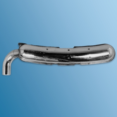 Sport exhaust, stainless steel 2.7l - 3.2l for Porsche 911, 1x exit, 75 - 89, tailpipe diam. 84 mm