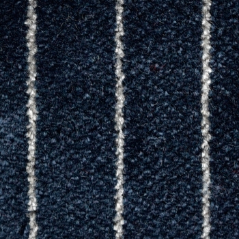 Stoff Nadelstreifen breit, dunkelblau, original Material, Meterware, ca. 140cm breit, laufender Meter  ECK 8509