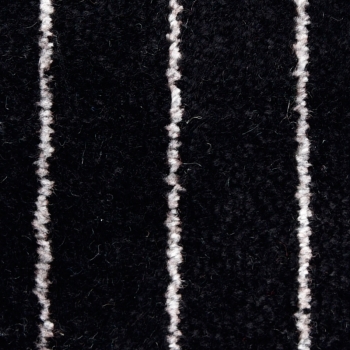 Stoff Nadelstreifen breit, schwarz/weiß, original Material, Meterware, ca. 140cm breit, laufender Meter  ECK 8516