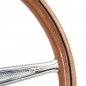 Preview: Holz-Lenkrad, dicker Holzkranz, Griffstärke Durchmesser 24mm, für Porsche 356 B/C  64434708215