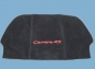 Preview: carpet parcel shelf for Porsche 911RS, original material, black, indian red lettering