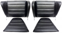 backseat set leatherette for Porsche 911  ECK 8115/1,90152200522,90152200622,90152200542,90152200642,91152200500,91152200600,91152200505,91152200605,91152205101,91152205201,91152201700,91152201800,91152205106,91152205206