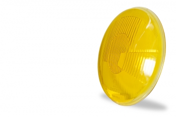 Bosch headlight glass, E1-4430, yellow, 1305604080, for Porsche 911 65-69  90163111101