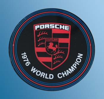 Aufkleber World Champion 1976 für Porsche 911  ECK 8200/6