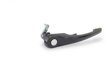 outer door handle left, black, with lock-cylinder, without key number for Porsche 911, 78-89  91153894107
