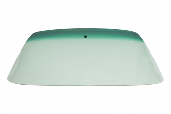 No.1 windscreen tinted with green shade band, with adhesive plate for rear-view mirror, for Porsche 911, Bj.78-89 in model Bj.89 for models with decorative frame