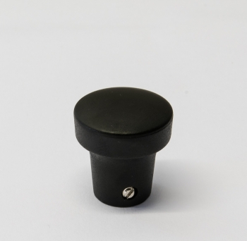 Nr.16 Shift Knob black, medium with brass bushing and thread M6 and locking screw M3.5 for opening window