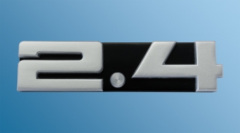 Nr.10a Schriftzug "2.4" für Lufteinlassgitter, für Porsche 911, Bj.73