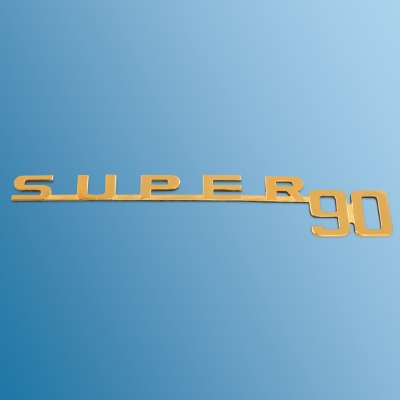 Nr.25 Schriftzug 'SUPER 90' gold für Porsche 356 B - T5