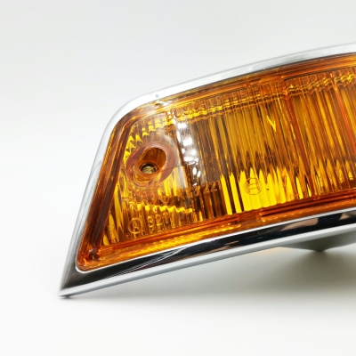 Right turn signal lamp, EU, for Porsche 911/912 Bj.65-68, original production, Bosch, housing metal       90163140200