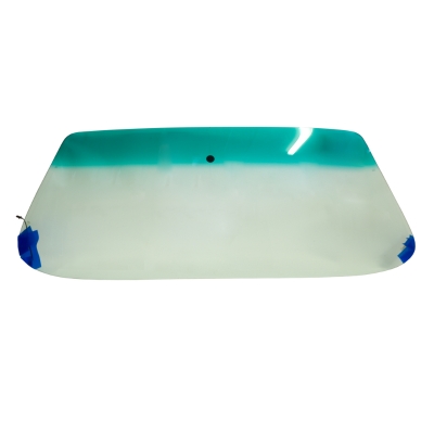 No.1 windscreen green with green shade band and antenna for Porsche 911, 89 / 964, Coupe + Targa/Cabrio, for cars without trim frame