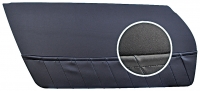 Nr.1a Türverkleidung links, Kunstleder glatt, mit flexibler Tasche, für Porsche 911 / 912, Bj. '65-'67