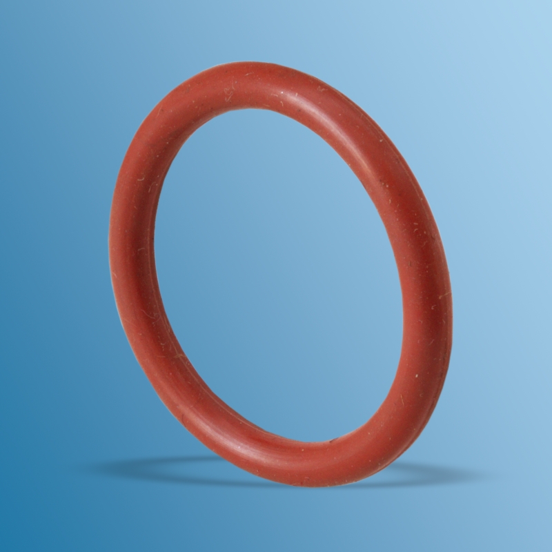 Sealing ring for protective tube red  to engine number WO 057 460 diameter 23,5mm for Porsche 914  021109349