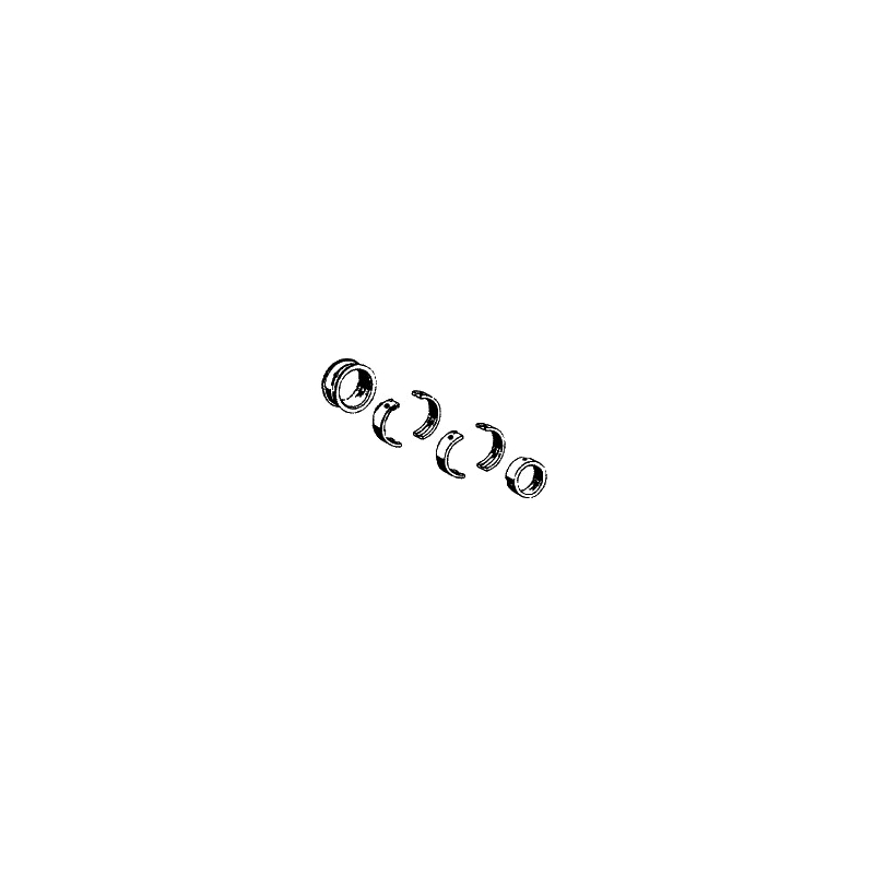 Set crankshaft bearings undersize 0,50/oversize 0,25 for Porsche 356 1600 C/SC / 912      61610013875