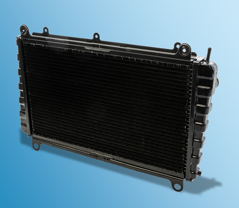 radiator completely refurbished, with new network, for Porsche 924 Turbo, 76-85  447121251A