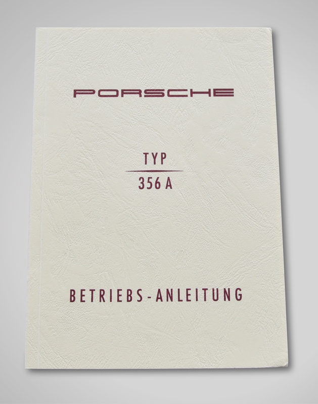 User manual for Porsche 356 A