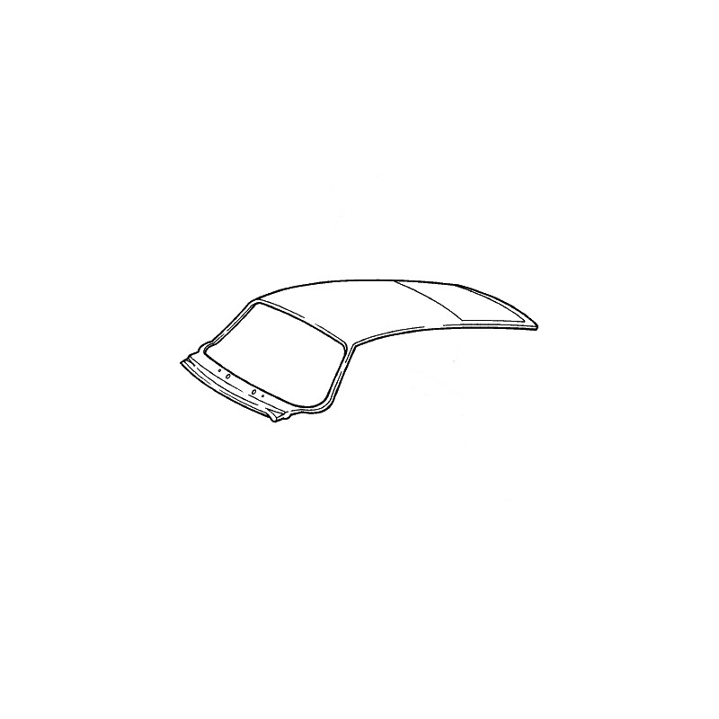 outer roof panel with sun roof for Porsche 911, 74-86  91150308713