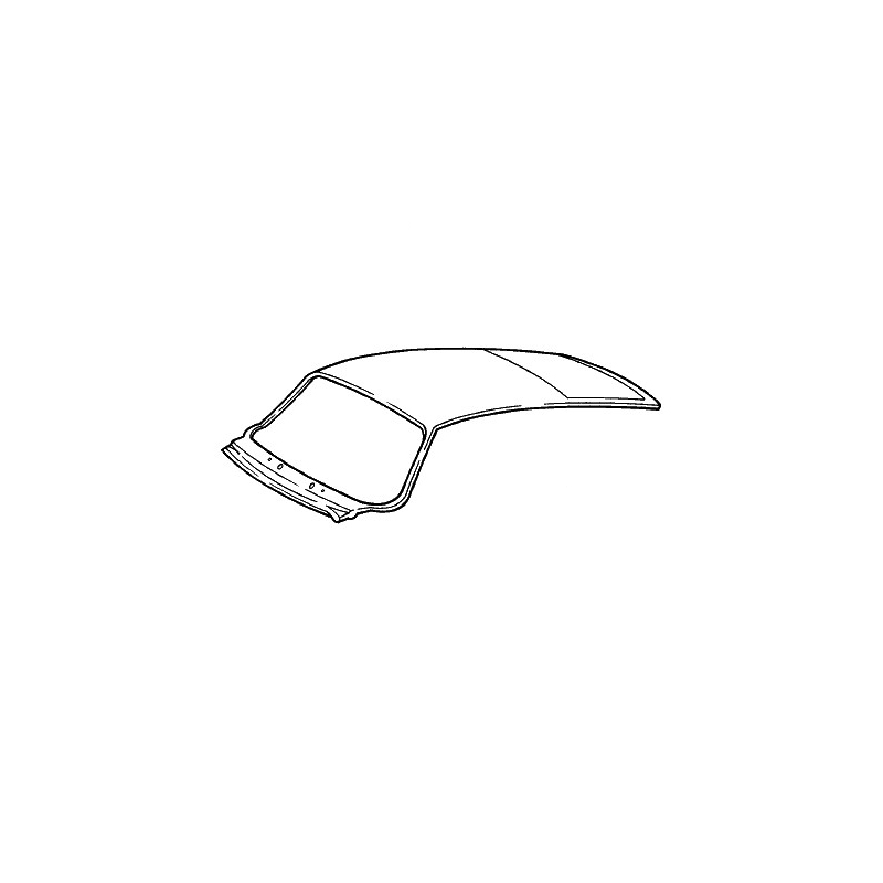 outer roof panel with sun roof for Porsche 911, 87-88  91150308713