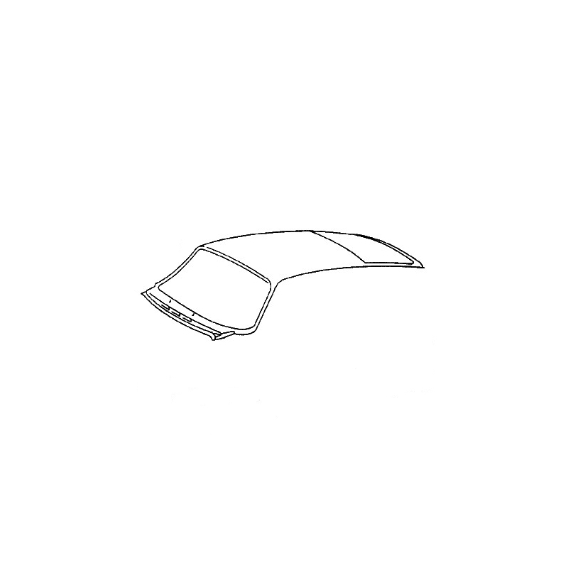 outer roof panel with sun roof for Porsche 911, 65-68  90150305105