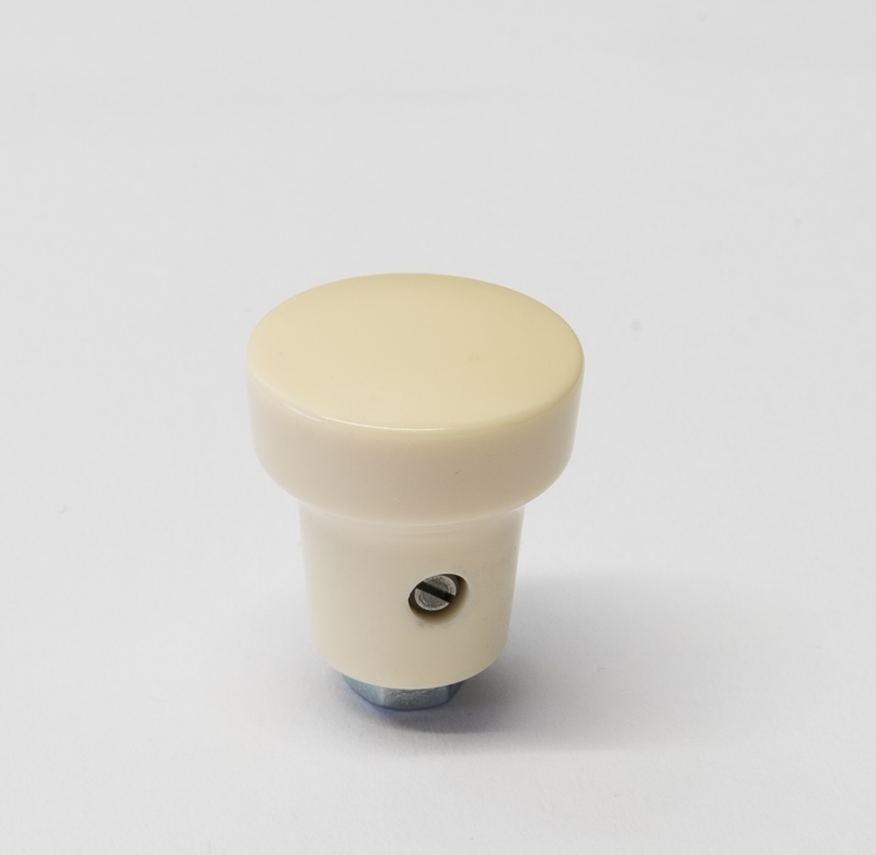 Shift Knob cream, medium with brass bushing M5 and locking screw M3.5 for hand throttle  64455282004