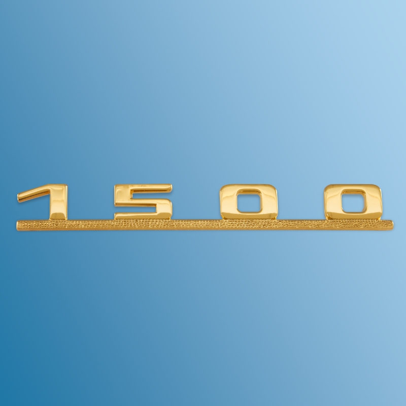 Logo '1500' gold for Porsche 356A  54058301
