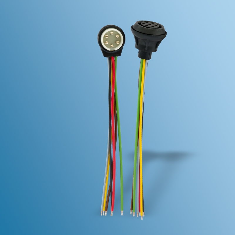 Mehrfachsteckverbinder 6-polig  Kupplung und Stecker für Porsche 914-6  90161233000