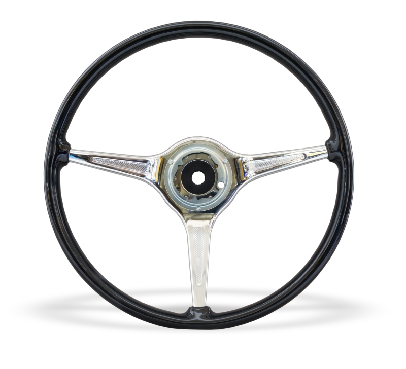 Steering wheel black 356 B/C for Porsche 356  64434780105