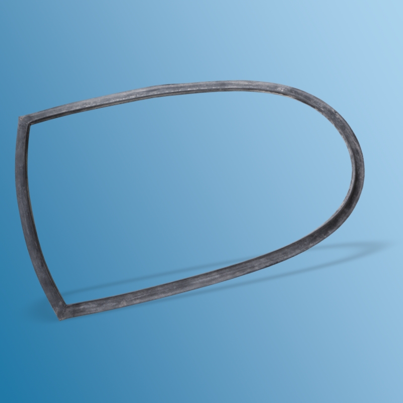 rubber seal window retaining bracket on chrome frame for Porsche 356  64454390500