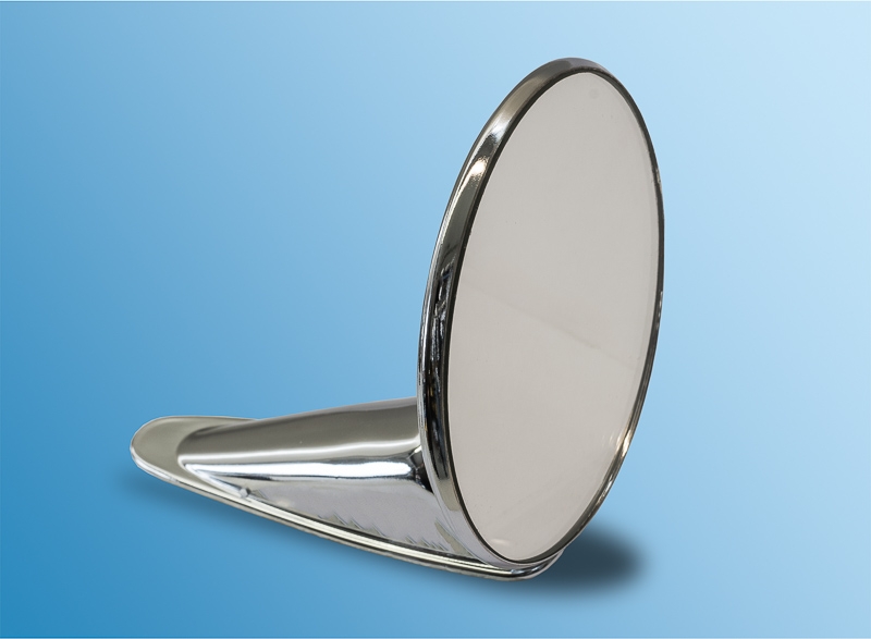 door mirror Durant narrow without rim, left and right, for Porsche 356C, 64-65 / 911/912, 65-68 (Aftermarket)  90173111100,64473111110,ELE73111110