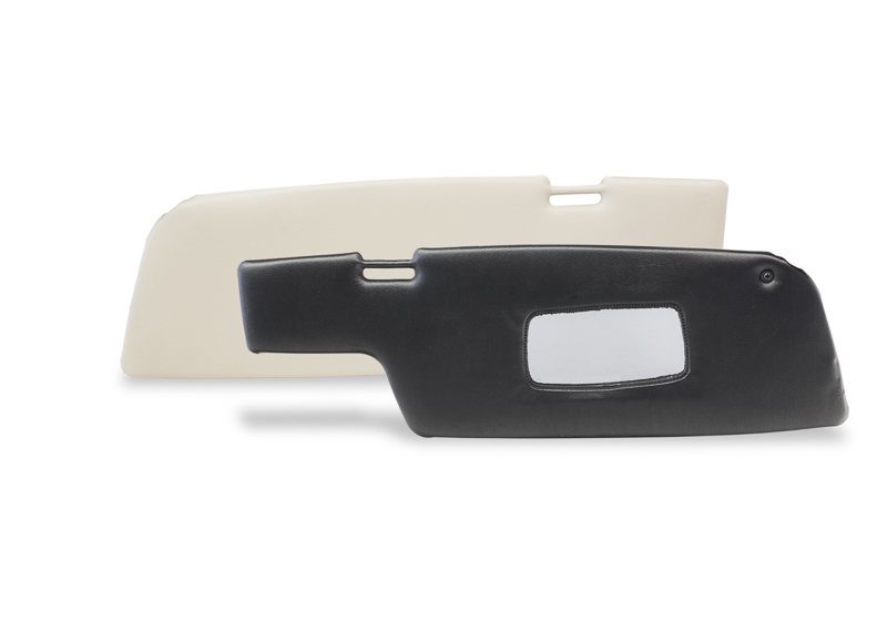 Sun visor black/white right for Porsche 911 Coupe  91173103202,1689800116