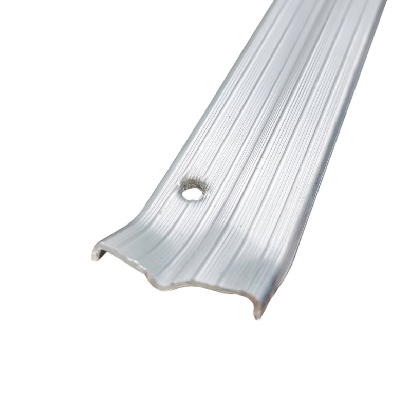 Carpet strip, aluminum silver, for Porsche 911/912, Bj.65-89          90155141950, 90155141900