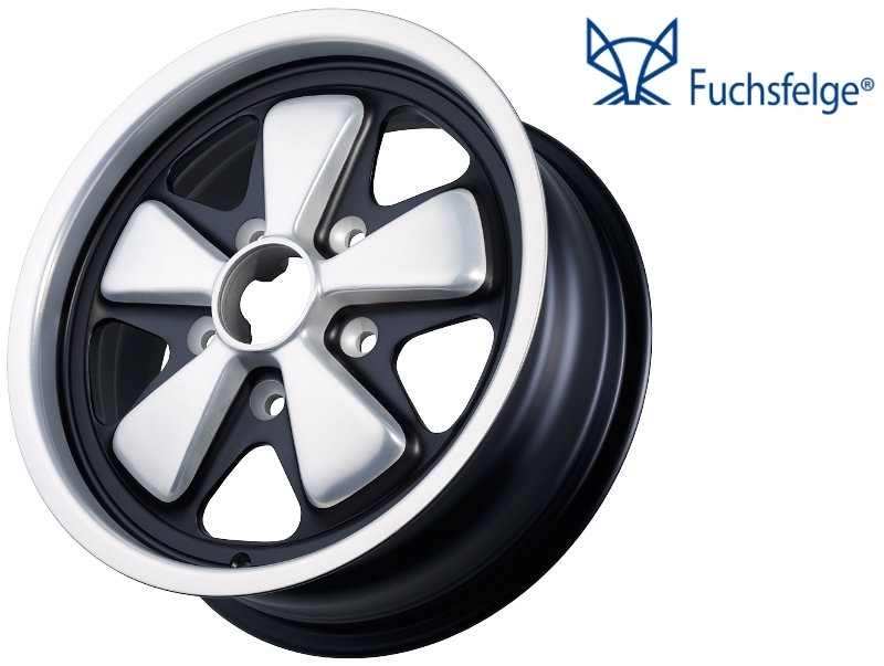 Fuchs-Felge 6x15, Original Fuchsfelge Evolution, ET36, für Porsche 911/912, stern eloxiert, Neuproduktion mit Gewichtsreduzierung ,91136102000, 91136102010, 91136102090, 91136102013