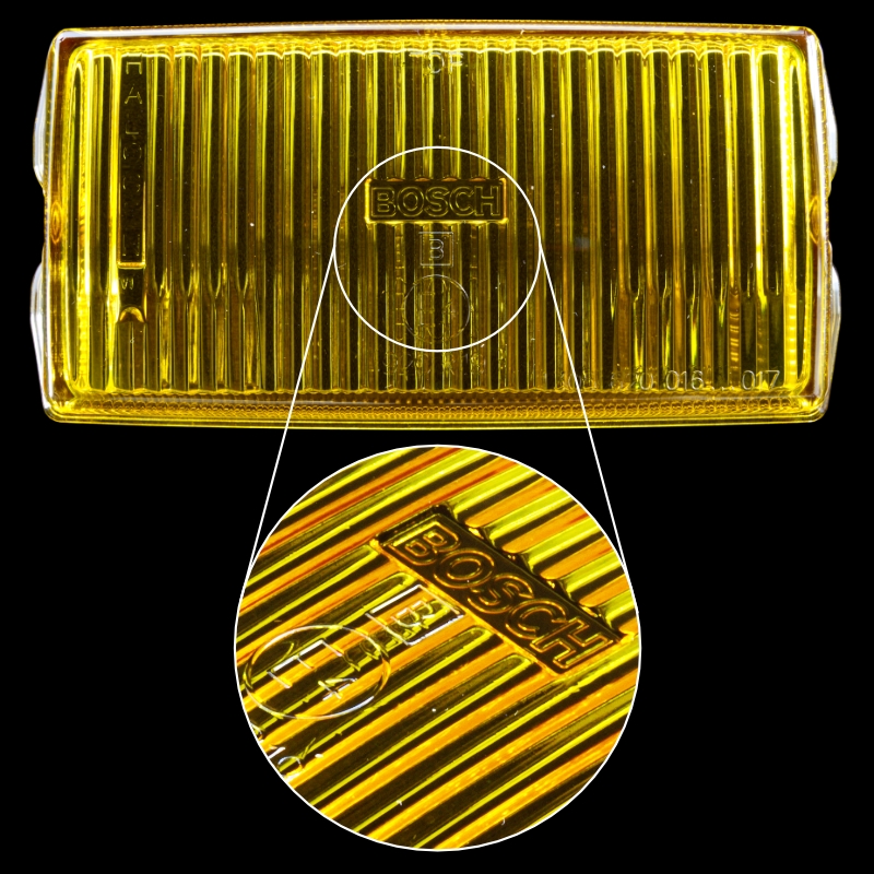 Bosch Nebelglas gelb, 1305620017 für Porsche 911, Bj. 74-83  91163196300