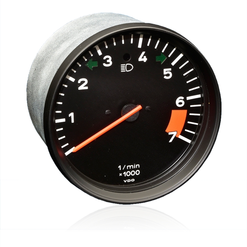 Tachometer for Porsche 911, red area 6300-7000, without shift indicator, from 84, new in exchang        91164130106