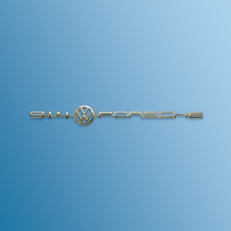 Schriftzug "VW-Porsche" Gold für Porsche 914-4  91455911110
