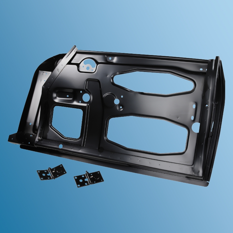 interior frame of the bare door shell, complete with hinges, right for Porsche 356 A / B / C, Coupe, 55-65  ECK 8196,1680900680, 571044, DAN53100600