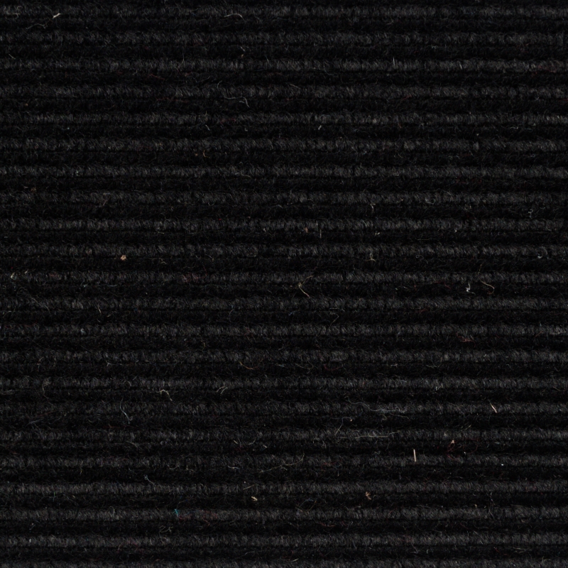 fabric Cord coarse, black, original material, meterware, approx. 140 cm wide running meter  ECK 8559