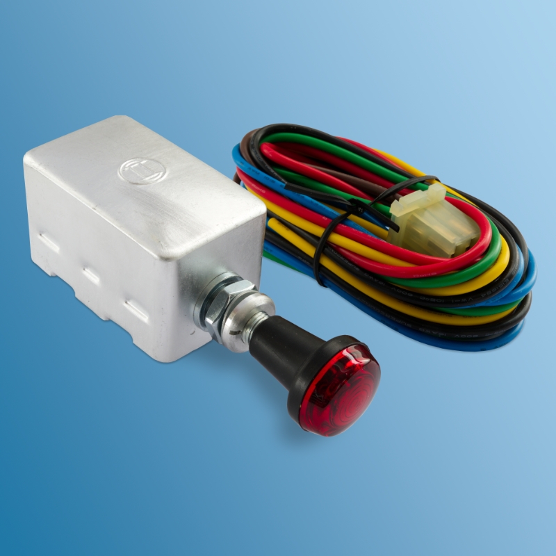 hazard warning switch with mounting cable for retrofit, 6 Volt, for Porsche 356  ECK 9048,0336851003,1354463007