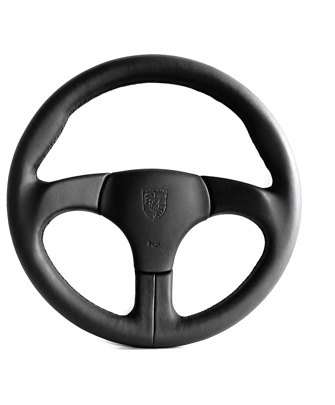 Sport steering wheel incl. Hub for Porsche 911, black, diameter 360mm (For legal reasons horn button and emblem delivered separately)  ECK 4003/2