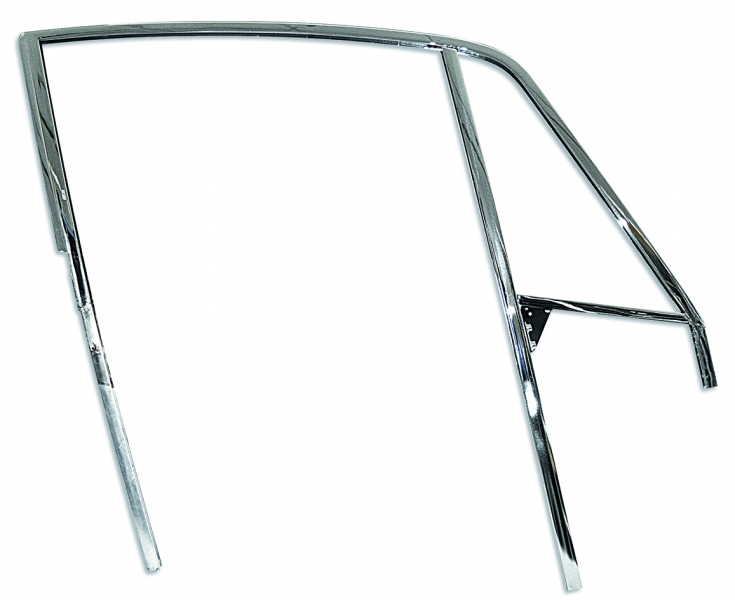 door glass frame for Porsche 911 Coupè new chrome, in exchange! right 69-89  90154202227