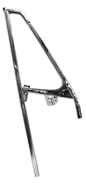 door glass frame for Porsche 911 Targa / Cabrio new chrome, in exchange! right 67-76  90154202241