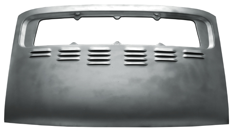 Lid with Louvre rear, steel for Porsche 911/912, 65-95  ECK 8217