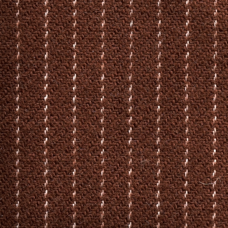 fabric needle strips narrow, brown, original material, meterware, approx. 140 cm wide, running meter  ECK 8507