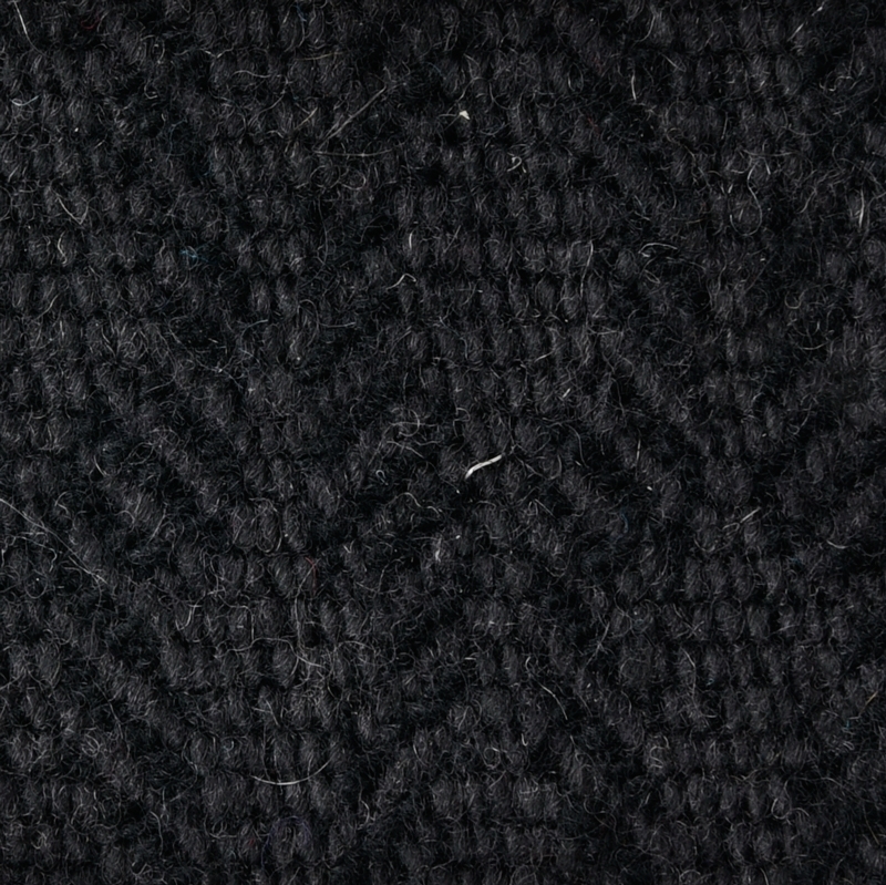 fabric Porsche Hahnentritt, black, original material, meterware, approx. 140 cm wide, running meter  ECK 8531