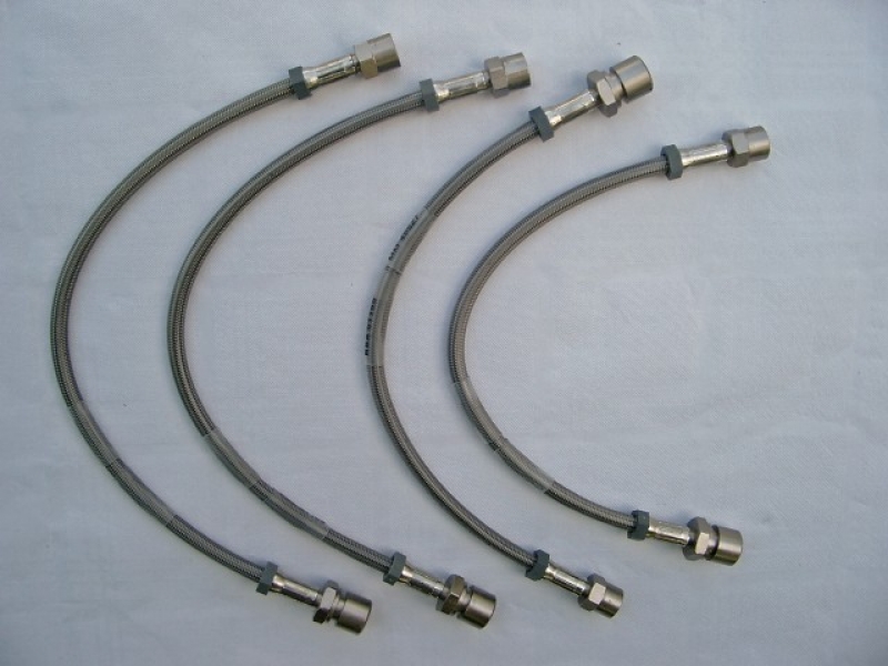 Steel braided brake line kit with TÜV - ECK 6034